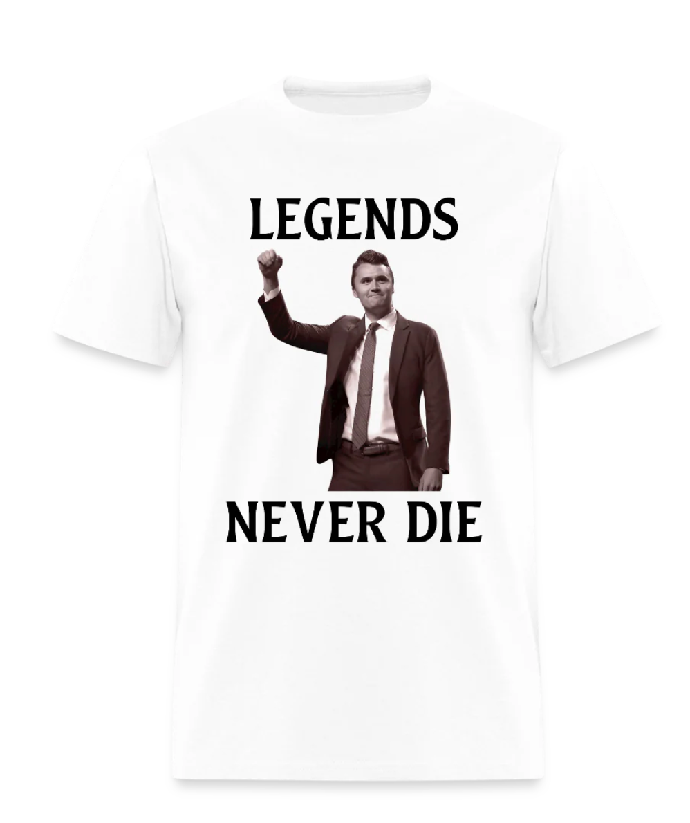 Legends Never Die Shirt Charlie Kirk