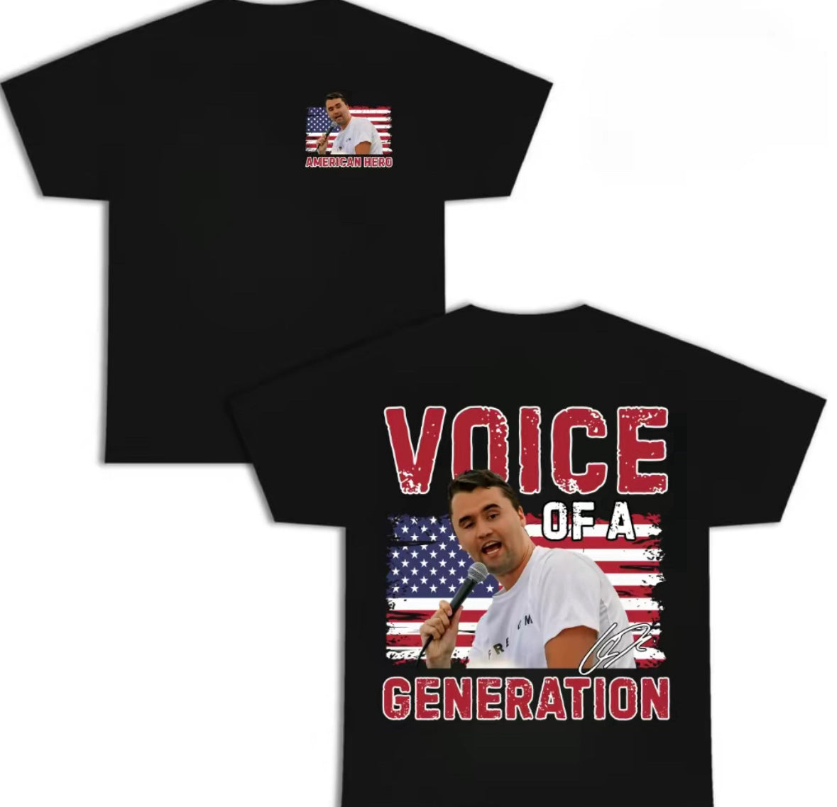 American Hero Shirt Charlie Kirk